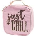 thumbnail image 5 of Just Chill Pink Combo Lunch Set | Sequin Embellished Lunch Bag and 6.25" Square Food Container, 5 of 11