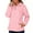 Winter jackets for men clearance-Pink, variant on Fall Coats Plus Size Women's Solid Rain Jacket Waterproof Windproof Outdoor Jackets Hooded Raincoat Half Zip with Pockets