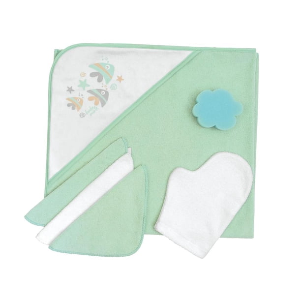 Conjunto para ducha Baby Mink Set Burbujas Verde