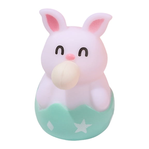 Cartoon Rabbit Squeeze Toy, Bubble Popping Stress Relief, Soft Rubber Material, Portable Fidget Toy for Anxiety and Relaxation, Blue Color