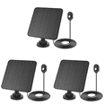 thumbnail image 1 of Paneles de carga solares de 5 V Soporte de pared ajustable para Arlo Pro 5S/4/3 (negro 6W), 1 of 8