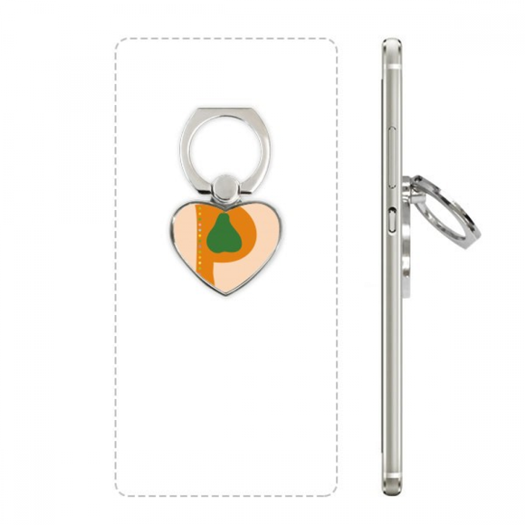 p alphabet pear fruit cute pattern ph stand holder kickstand universal support