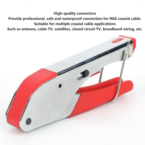 ANGGREK Metal And Plastic Crimping Tool Cable Crimper Cable Tv For Antenna