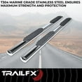 thumbnail image 2 of TrailFX A1533S TFX 4" Oval Tube Side Steps NERF BAR OVAL 4", 2 of 2