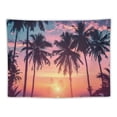 thumbnail image 5 of PRATYUS Tropical Beach Tapestry, Sunset Beach Ocean Palm Tree Fantasy Twilight Summer Art Tapestries for Bedroom, Seaside Landscape Art Tapestry Wall Hanging for Living Room Dorm Decor Painting, 5 of 6
