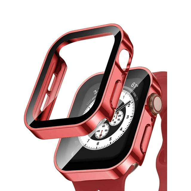 1 Pce Protection Ultime Noire Compatible avec Apple Watch : Étui Étanche et Résistant aux Chutes et Protecteur d'Écran pour 40/41/44/45/49Mm Compatible avec Apple Watch 9/Ultra/Se/8/7/6/5/4/3 Apple Watch