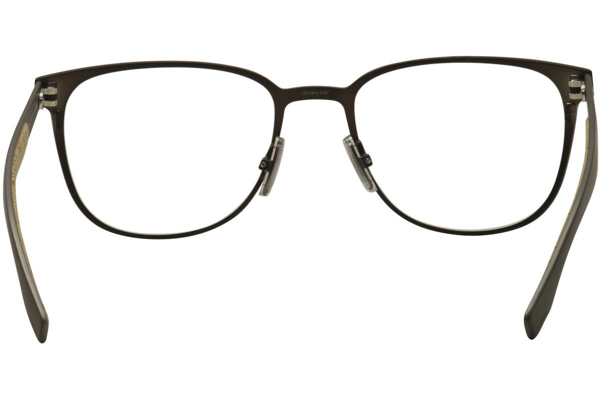 Hugo Boss Eyeglasses 0885 0S3 Matte Brown/Ruthenium Square Optical Frame 54mm - image 4 of 5