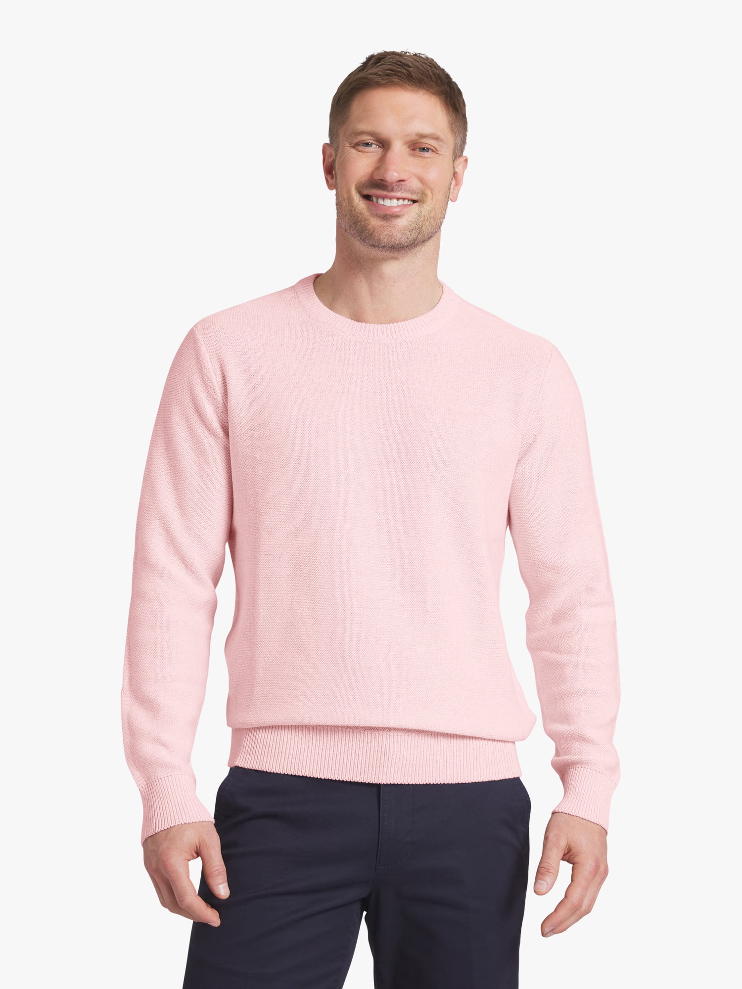 Chaps Men's & Big Men's Long Sleeve Crewneck Sweater, Sizes S-3XL