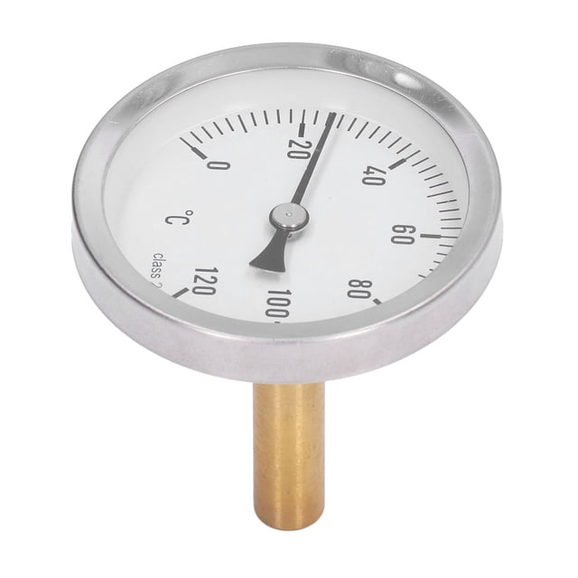 Oven Thermometer, Dekaim 63mm Dial Thermometer Barbecue Pointer Type Thermometer 0?120°C Bimetallic Temperature Gauge for Cooking