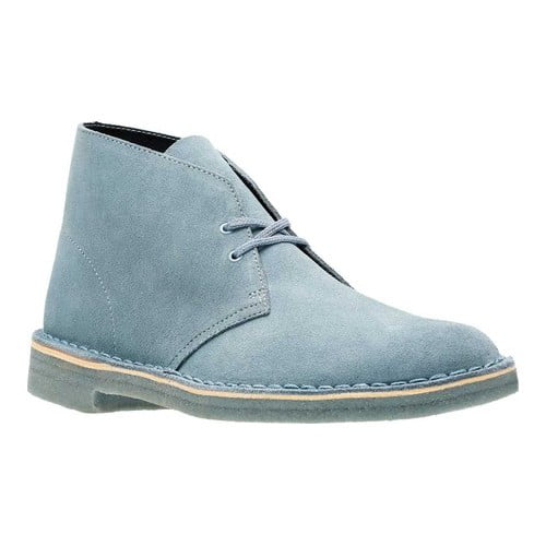 Clarks Suede Desert Trek in Blue for Men Mens Shoes Boots Chukka boots and desert boots 