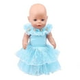thumbnail image 3 of A-Waroom 1Pcs 18 inch Dolls Dress Summer Lace Wedding Dress Party Dress Costume for 18 inch Doll, 3 of 4