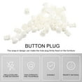 thumbnail image 3 of 100Pcs Nylon Plastic Round Snap in Type Locking Furniture Hole Plugs Cover, 3 of 6
