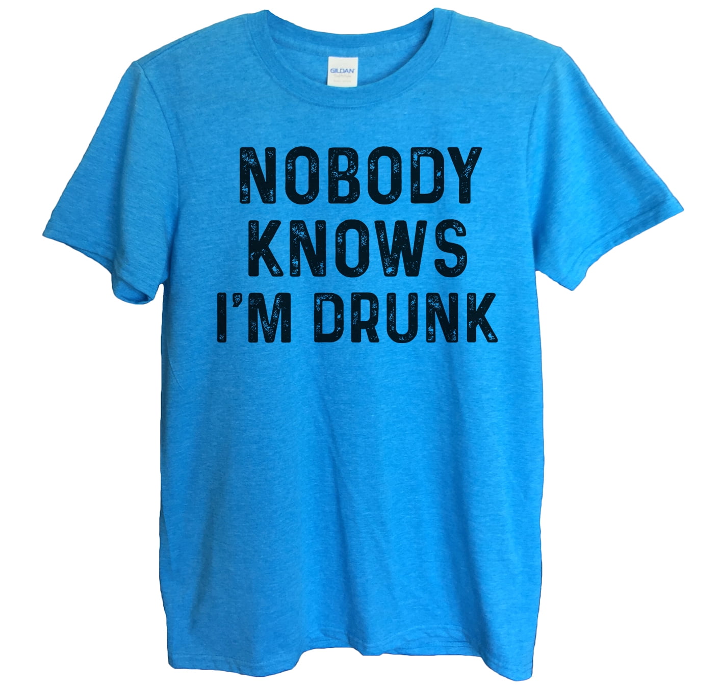 Funny Threadz Funny Drinking Mens T Shirt “nobody Knows I M Drunk” Great Funny Party T Shirt X