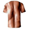 thumbnail image 4 of T-shirt 3d pour Hommes Musculation Simulation Peau Nue Tee-Shirt Manches Courtes, 4 of 5