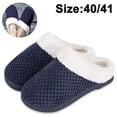 thumbnail image 1 of Women's Soft Memory Foam House Slippers Comfort Warm Slip on House Shoes Fuzzy Plush Fleece Bedroom Shoe Slippers for Women Indoor Outdoor Use, 1 of 8
