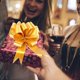 thumbnail image 2 of 1 Box 30 Pack Golden Large Ribbon Pull Bows For Party Wall(13x16cm), 2 of 4