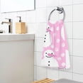 thumbnail image 6 of GZHJMY Christmas Winter Snowman Hand Towel Cotton Soft Absorbent Bath Hand Towels Decor, Multipurpose for Kitchen, Hotel, Spa, Yoga, Gym, Set of 2, 6 of 7