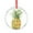 Pattern-2, variant on Watercolor Pineapple Xmas Ornament Fruit Pineapple Christmas Tree Glass Ornament for Xmas Tree