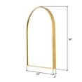 Nadia Modern Arch Wall Mirror 36"H