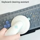 thumbnail image 2 of Inteprter Herramienta de limpieza de teclado portátil al vacío de de mano removedor de polvo de recargable para oficina interior de Suministros de limpieza para el hogar Rosado, 2 of 6