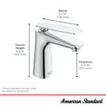 thumbnail image 4 of American Standard 7061101.295 Aspirations 1.20 GPM Single Hole Bathroom Faucet - Nickel, 4 of 6