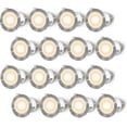 thumbnail image 1 of compatible Pack Of 16 Led Recessed Spotlights compatible Wood Terrace, Waterproof Ip67, Outdoor Recessed Spotlights Kit-si xi, 1 of 5