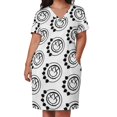 thumbnail image 2 of Blink The Eyes-vestido holgado con bolsillos para mujer falda de verano 182, 2 of 6
