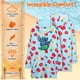 thumbnail image 4 of Sudadera con capucha Disney Stitch para mujer, forro polar, azul claro, 4 of 7