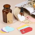 thumbnail image 3 of 200Pcs Kraft Paper Gift Tags with String, 3.5 x 1.6 Inch Wave Shape Paper Labels Blue Gift Tags, 3 of 6