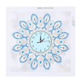 thumbnail image 1 of Arte de Pintura en Forma de Reloj Novedoso para DIY, 13.78 x 13.78 Pulgadas Flor 3 Zulema Kits de pintura de reloj de diamante, 1 of 8