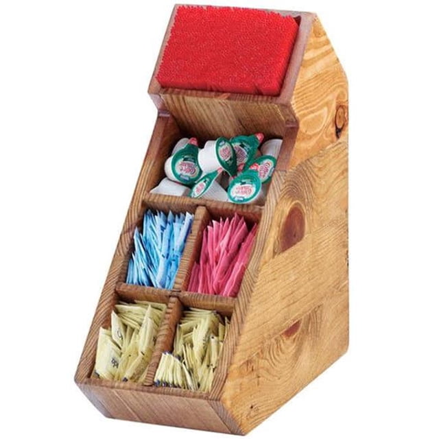 Cal Mil 2052-99 Madera Porte-Bouchon et Condiment - Marron