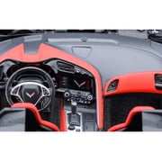 2019 Chevrolet Corvette C7 ZR1 Black with Carbon Top 1/18 Model Car by Autoart