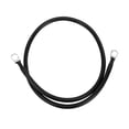 thumbnail image 1 of Cable de inversor de batería universal de 1 Pc Unique Bargains 3/8" terminal 2.5FT 5 AWG negro de cobre estañado, 1 of 7