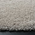 thumbnail image 3 of Safavieh Decora Shaggy Finola Solid Shag Area Rug, Gray, 6'7" x 6'7" Round, 3 of 11