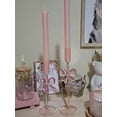 thumbnail image 3 of Bow Glass Candle Holders for Candlestick Holders Candle Stand Candle Sticks Holder Decor for Table Centerpiece Decor Girls Pink Room Set of 2, 3 of 9