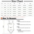 thumbnail image 3 of Riecok Bodysuits for Women Plus Size Stretchy Backless Jumpsuits V Neck Butt Liftings Activewear Shapewear with Pockets, 3 of 4