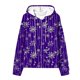 thumbnail image 5 of Puntoco Chaqueta Con Capucha Y Manga Larga Con Cremallera Y Estampado Navideño Informal Para Mujer, 5 of 6