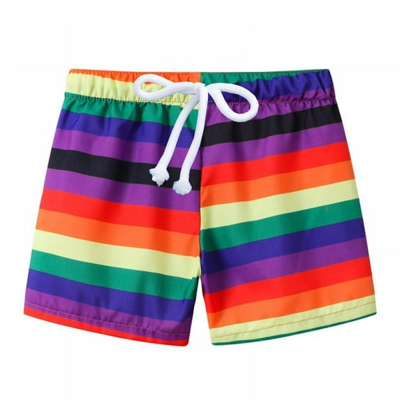 BULLPIANO 2-7T Boys Girls Beach Swim Shorts Kids Casual Sport Running Pants Toddler Quick Dry Trousers Shorts
