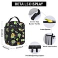 thumbnail image 5 of Insulated Lunch Bag for Men Women with Buckle Handle, Portable Food Cooler featuring Side Mesh Pocket for Work and Picnic, 5 of 6