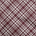 thumbnail image 1 of oneOone Velvet Chocolate Brown Fabric Check Sewing Material Print Fabric By The Yard 58 Inch Wide, 1 of 4
