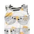thumbnail image 2 of Fortune Combinaisons Sans Manches en Coton pour Bébés Filles Garçons 0-3 Ans, 2 of 5