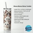 thumbnail image 3 of Sweet Ragdoll Cats 20oz Insulated Water Bottle Skinny Tumbler Includes Straw, 3 of 7