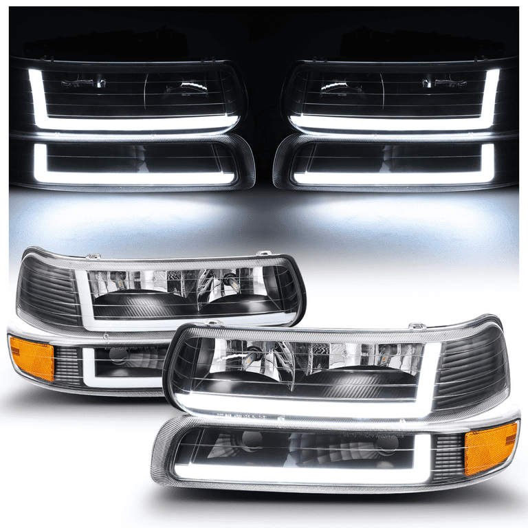 Spec-D Tuning Chrome Housing Clear Lens LED Halo Projector