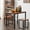 Cherry Wood, variant on 3-piece Dining Table Set,Counter Height Dining Set with Table and 2 Bar Chairs, Modern Small Dining Table Set, Countertop Kitchen Pub Set for Bar/Breakfast Nook/Dining Room/Living Room, JA1655