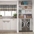 thumbnail image 5 of LALILO Kitchen Curtains and Valances Set of 3 36" Ethnic Window Treatment Tiers for Window Decor, 5 of 5