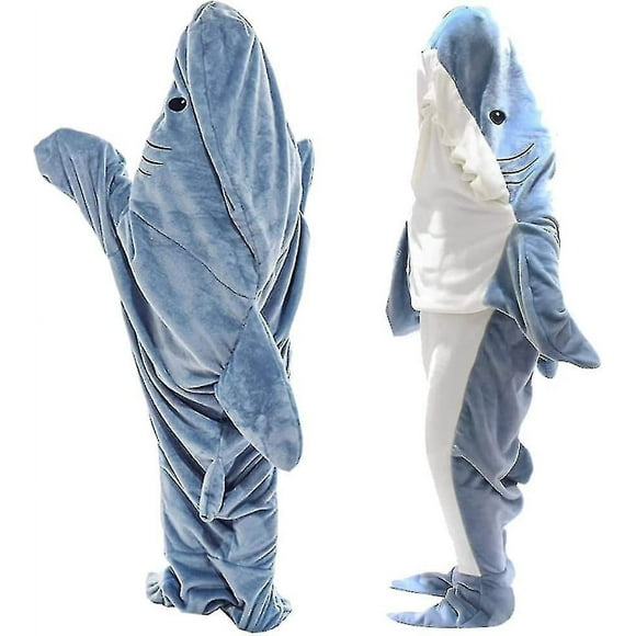 Shark Blanket Adult Dress Up  Super Soft Sofa Snuggle Blanket Shark Blanket Sleeping Bag  Portable Shark Blanket Hoodie