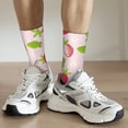 thumbnail image 6 of Fuzoiu Hand Drawn Strawberry Print Athletic Crew Socks for Men & Women,Casual Crew Socks,Above Ankle Crew Socks for Business, Casual, 6 of 6