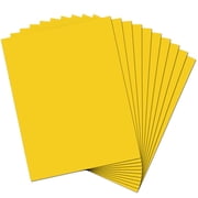 JAM Paper Full Page Labels, 8 1/2 x 11, Yellow, 10/Pack