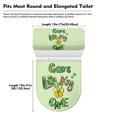 thumbnail image 7 of HELLHERO Toilet Cover Set, Universal Soft Easy to Clean, Adds Holiday Charm Stretch Adjustable, St. Patrick's Day, 7 of 7