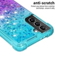 thumbnail image 3 of Funda para Samsung Galaxy S21 Plus 5G Transparente con Brillos Carcasa Protectora Antigolpes con Glitter Brillante, 3 of 5